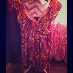 Size 8 Betsey Johnson mini dress/shirt